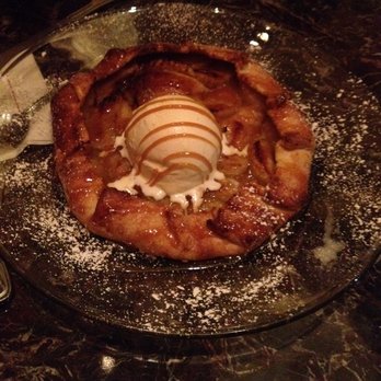 Source: Yelp, Warm Rustic Apple Pie topped with ice cream 